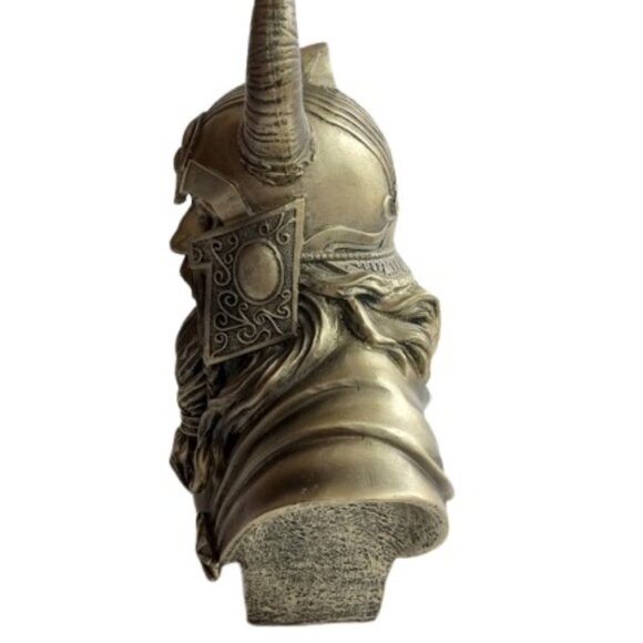 Vintage Pacific Giftware Odin The Awakening Statue Bust Head Resin Bronze Figure - Picture 5 of 8